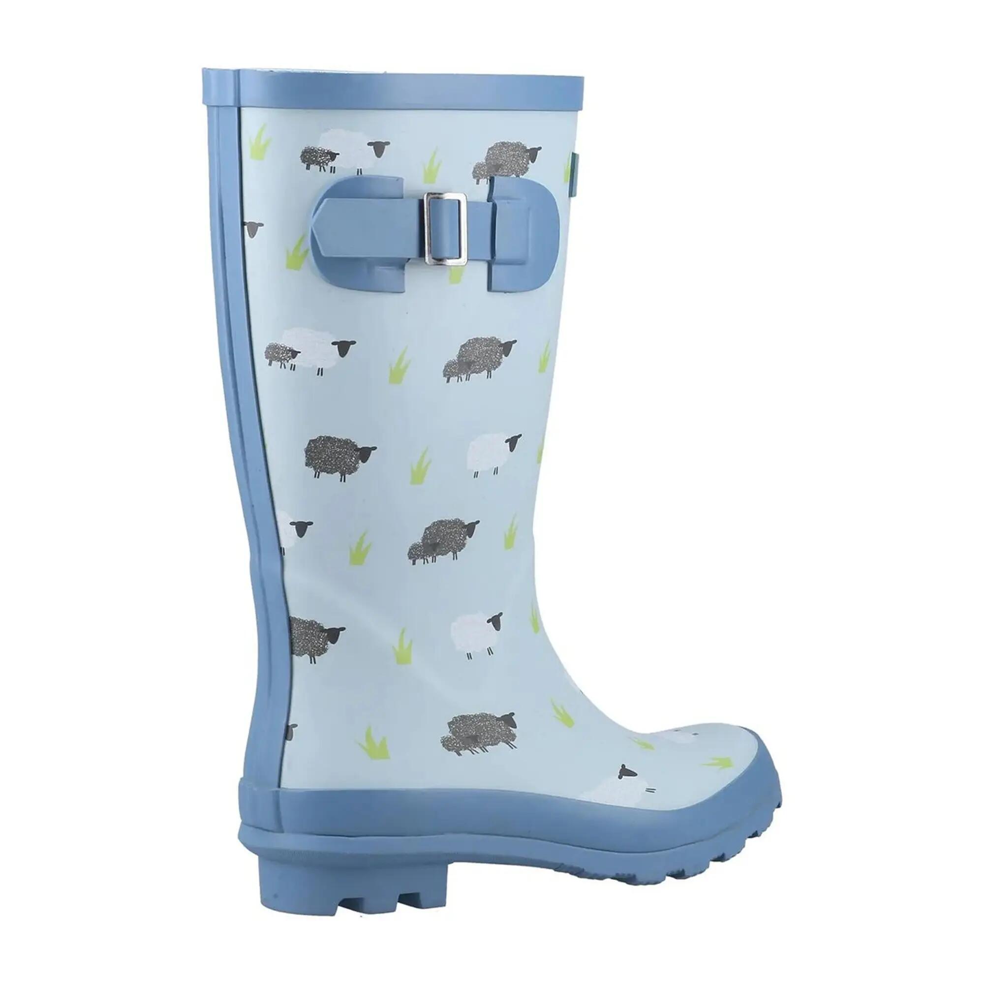Bottes De Pluie FARMYARD Enfant (Bleu) 2/5