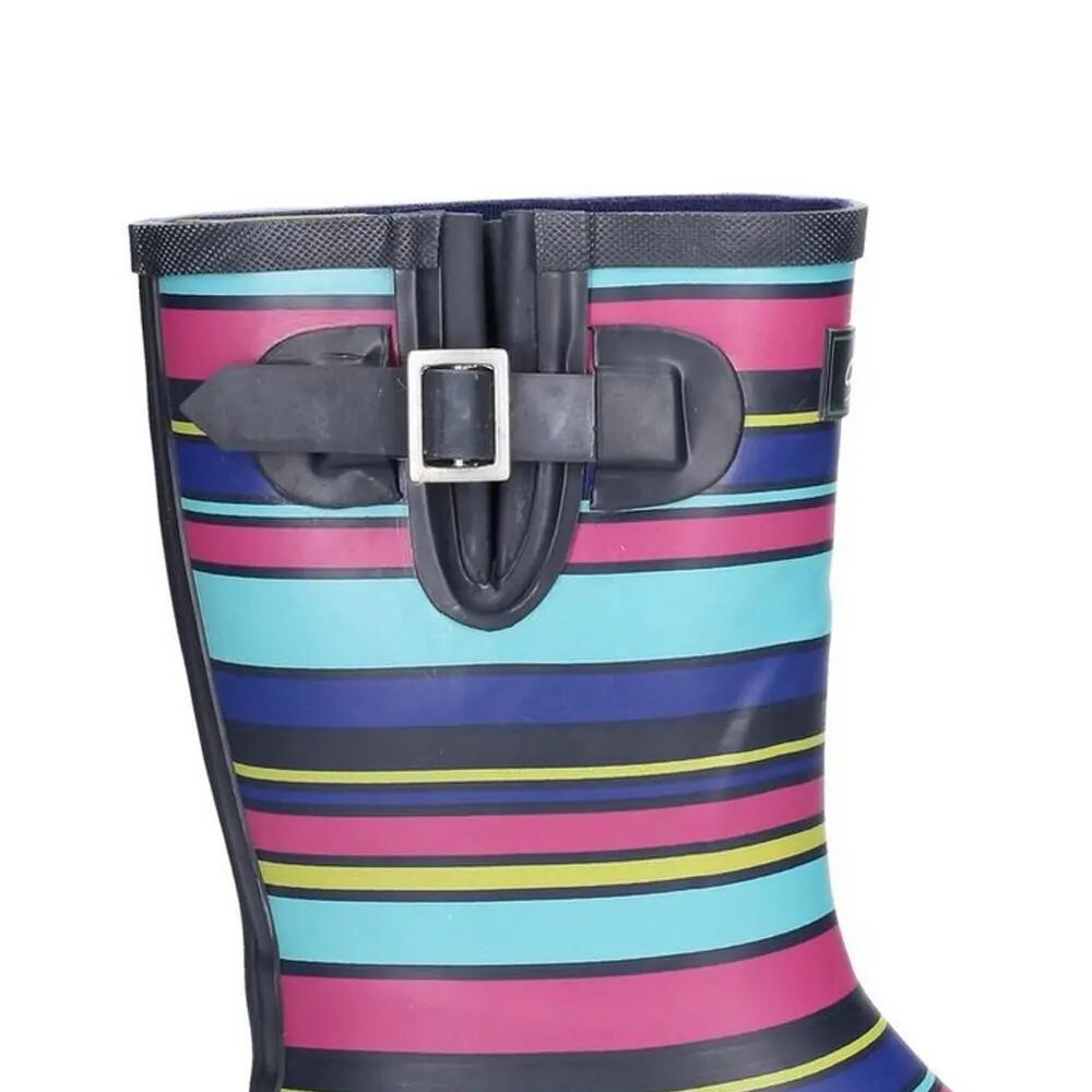 Paxford Gummistiefel Damen Bunt/Streifen 3/4