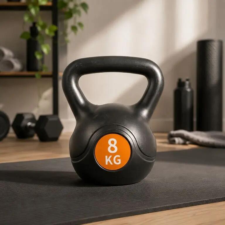 Kettlebell - silový trénink - 8 kg - činka 3/4