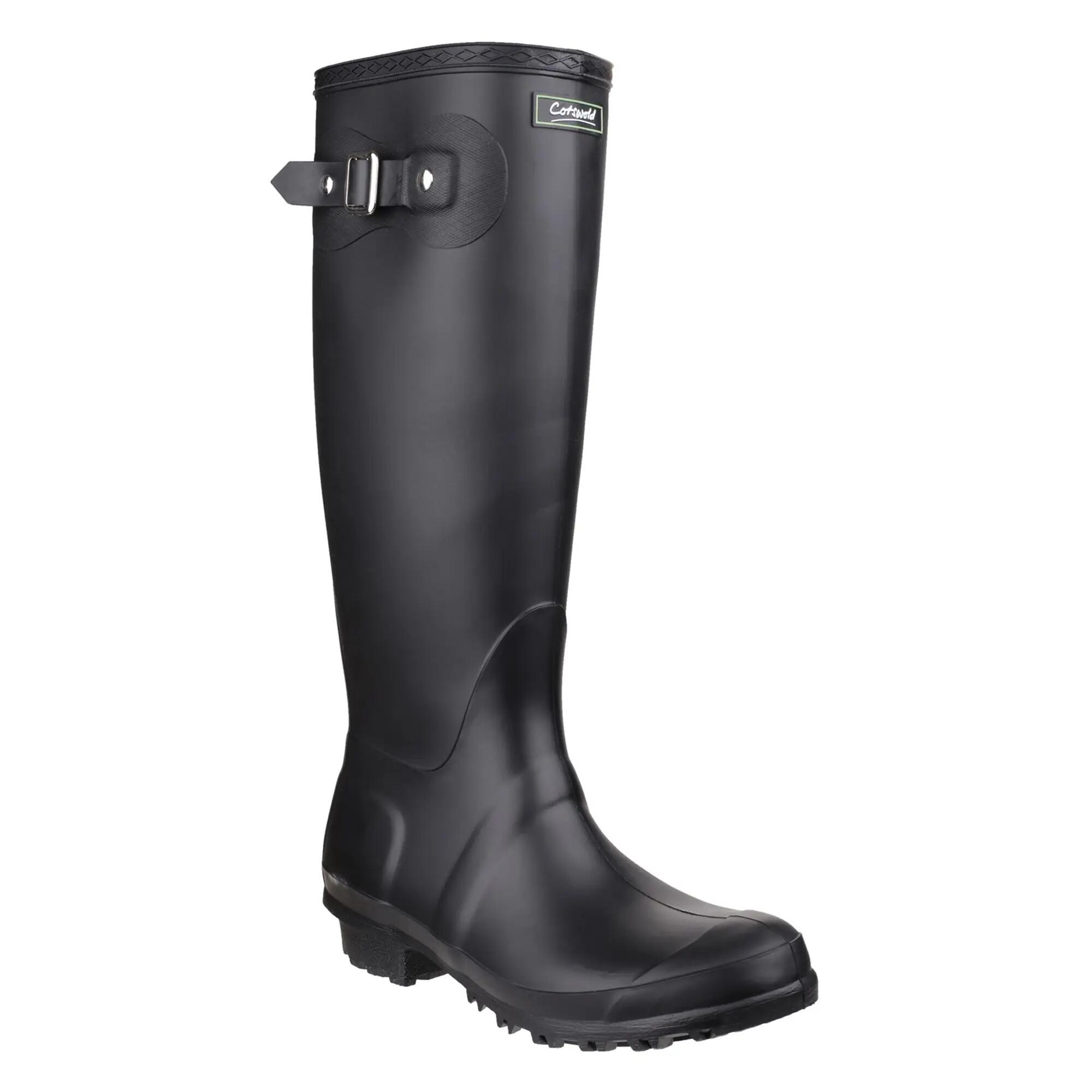 Unisex Sandringham Gummistiefel Damen und Herren Schwarz 3/6