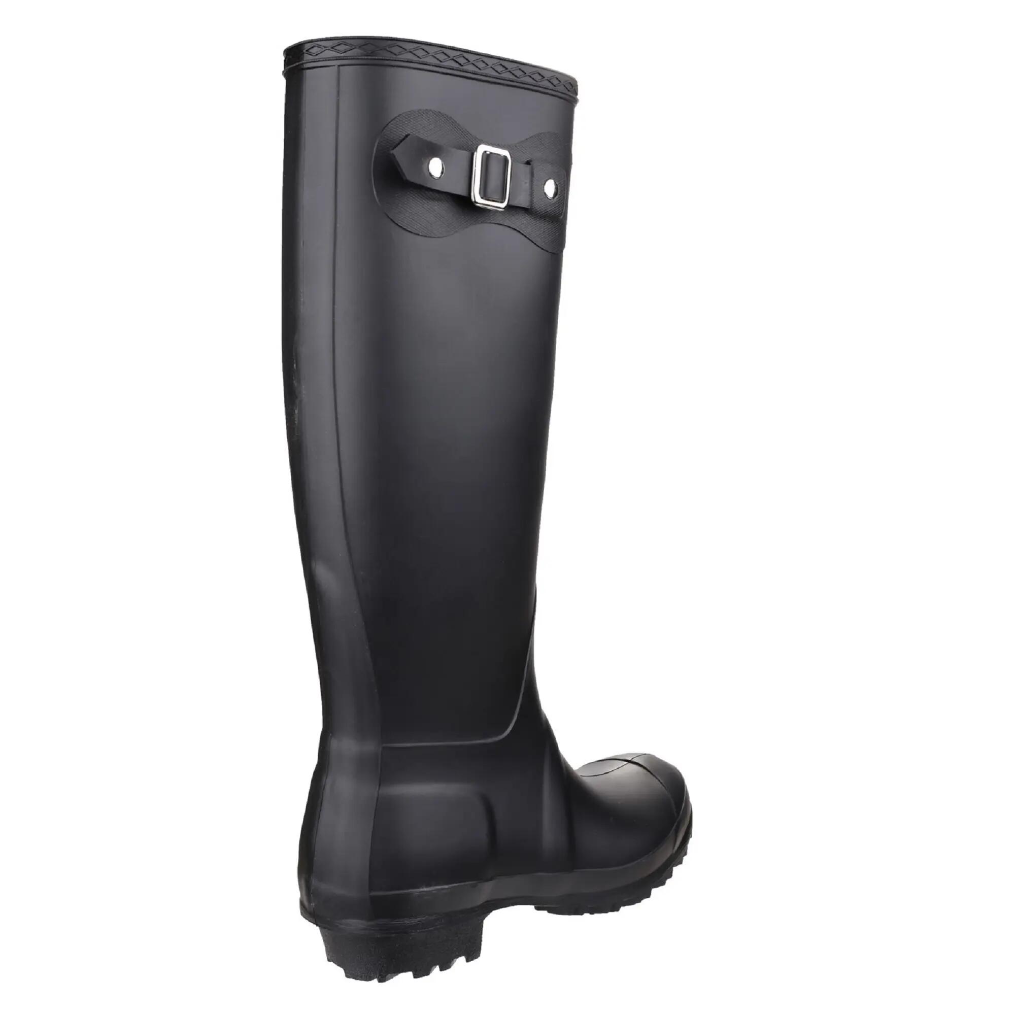 Unisex Sandringham Gummistiefel Damen und Herren Schwarz 2/6