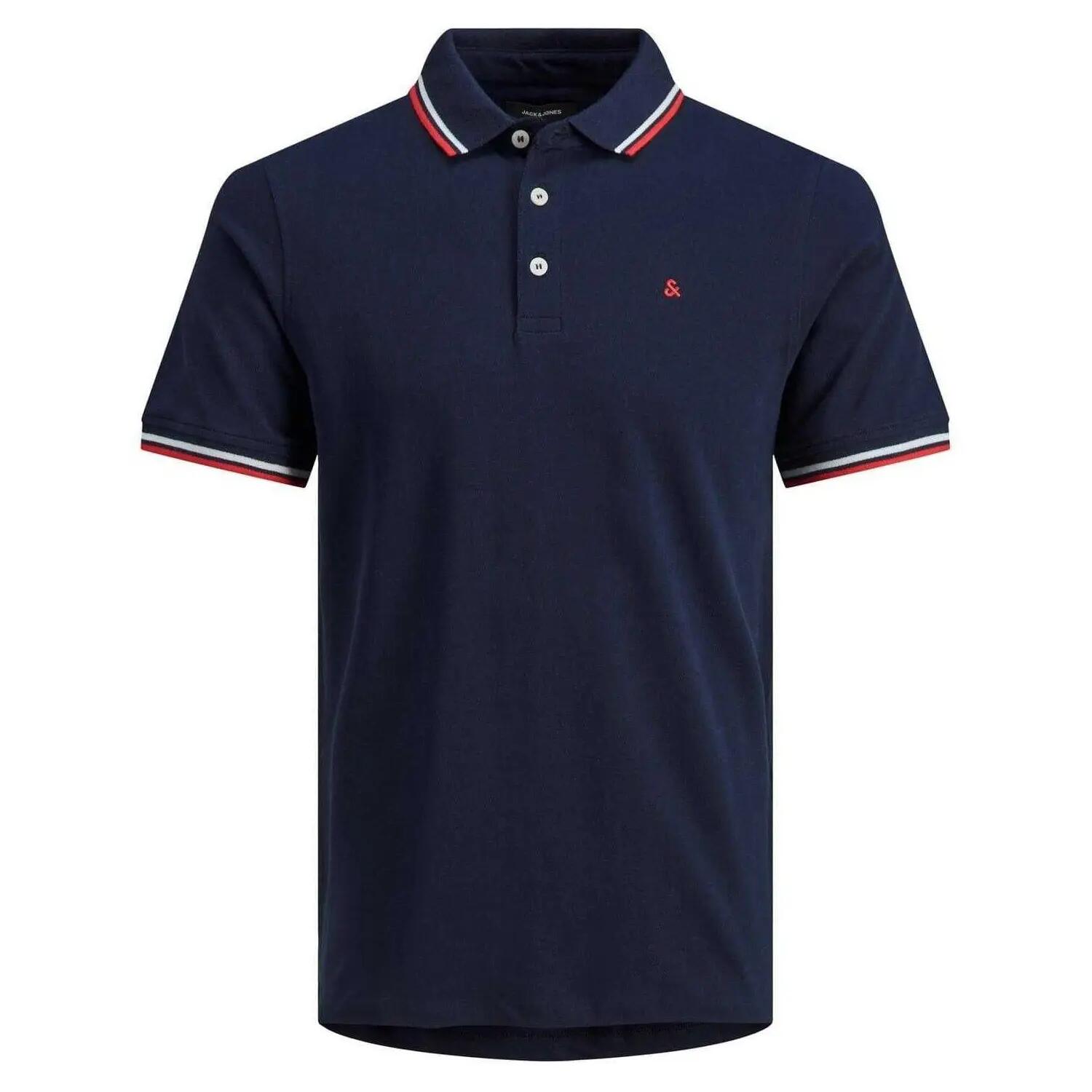 Jack And Jones Mens Slim Short-Sleeved Polo Shirt