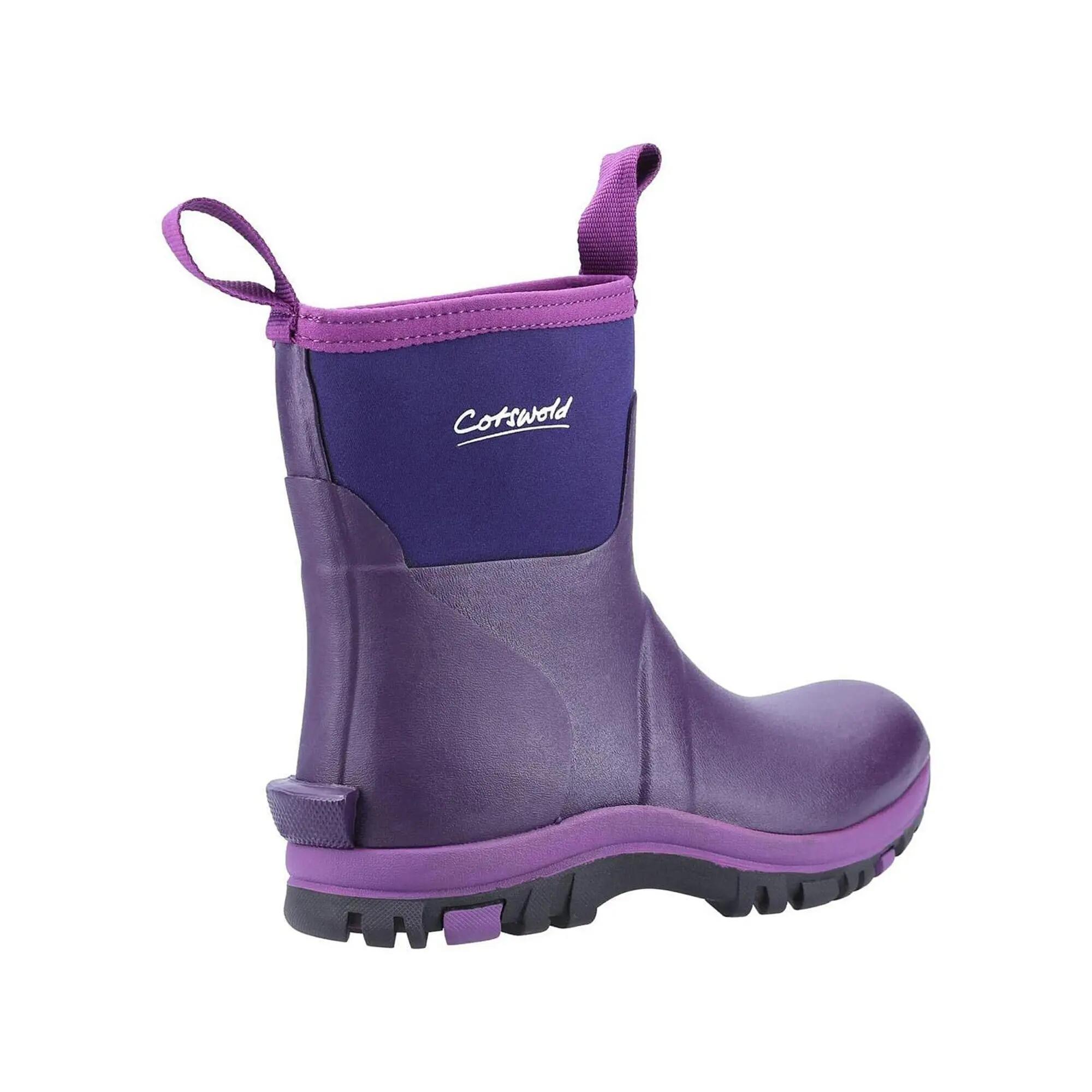 Stivali Di Gomma Neoprene Donna Cotswold Blaze Viola 2/5
