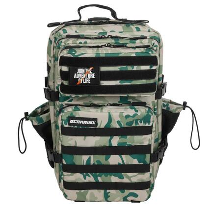 Sac à Dos Elitex V1 Green Camo 45L Cabine Entraînement Imperméable