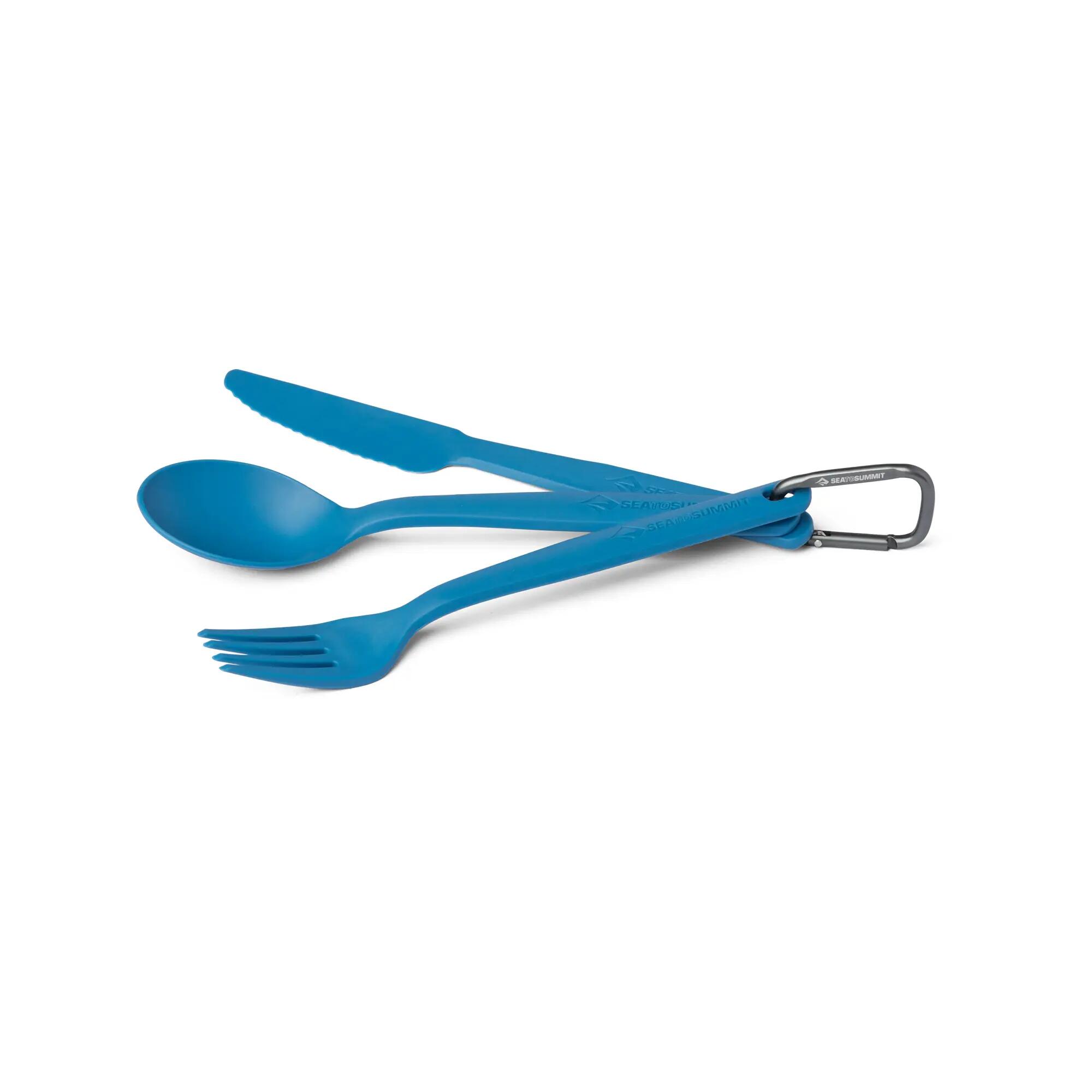 Camp Cutlery 3PC Set blau 3-teilig - Farbe cendre blue 3/3