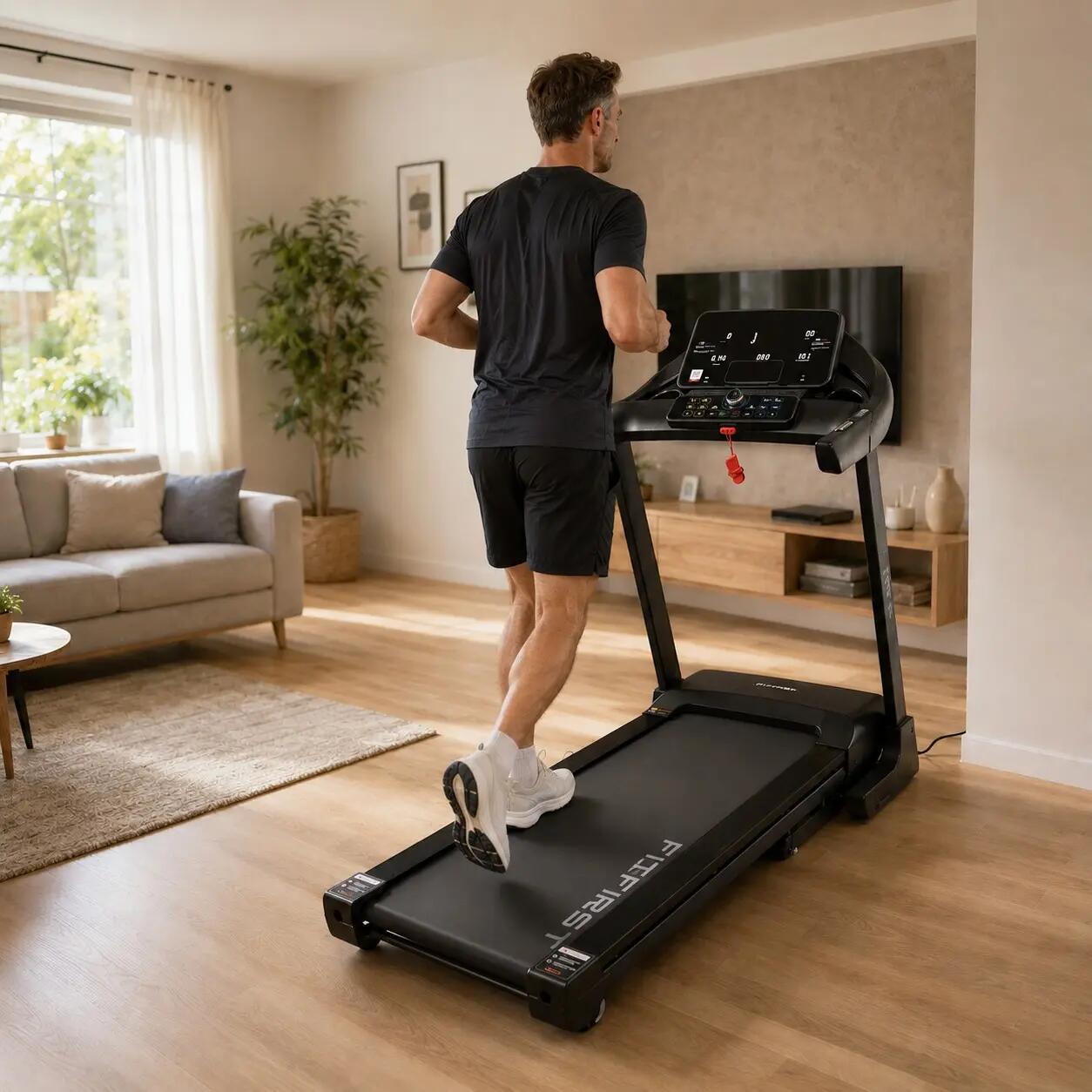Fitness loopband inklapbaar 16 km/u helling 15% tot 135 kg Sprinter Pro 5/9