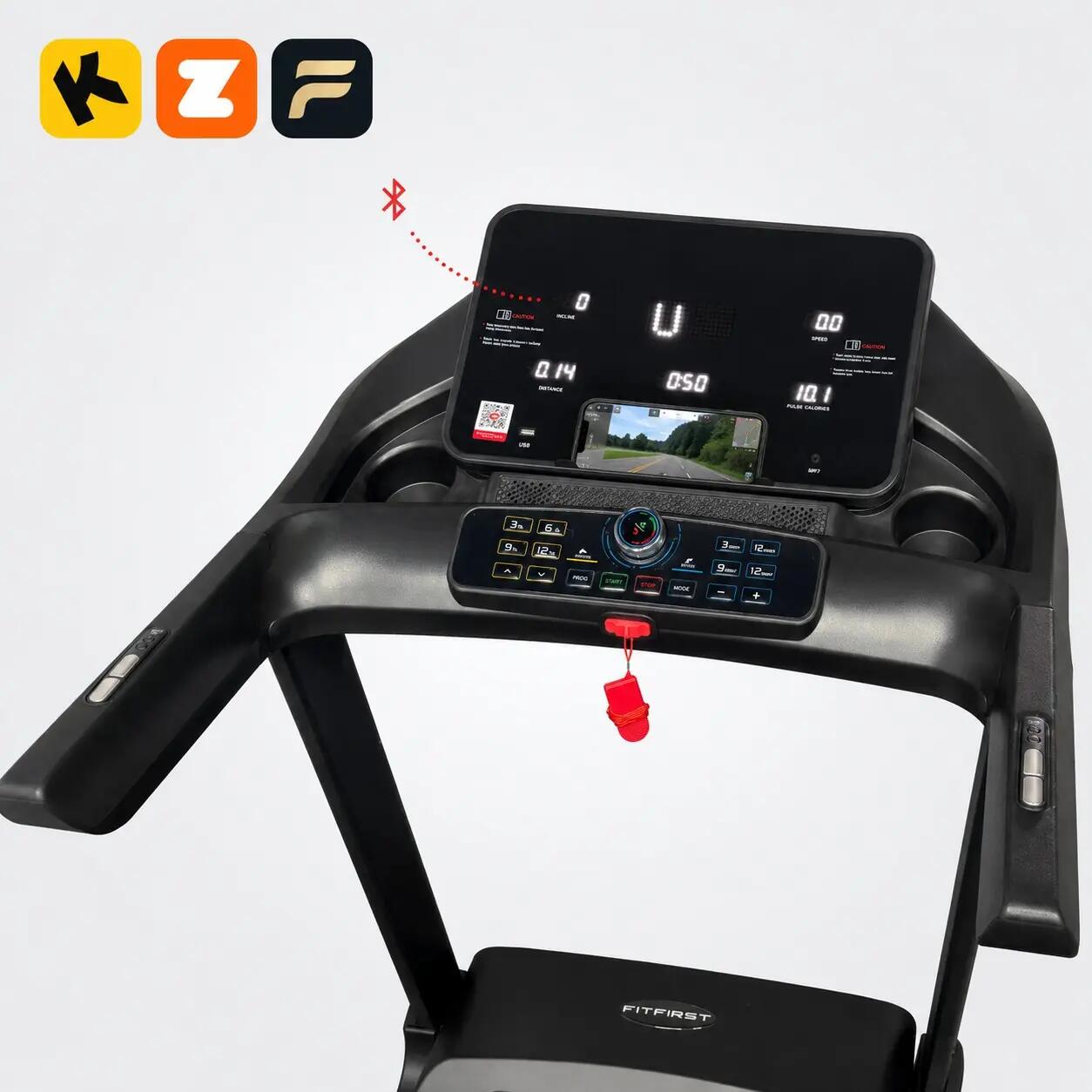 Fitness loopband inklapbaar 16 km/u helling 15% tot 135 kg Sprinter Pro 4/9