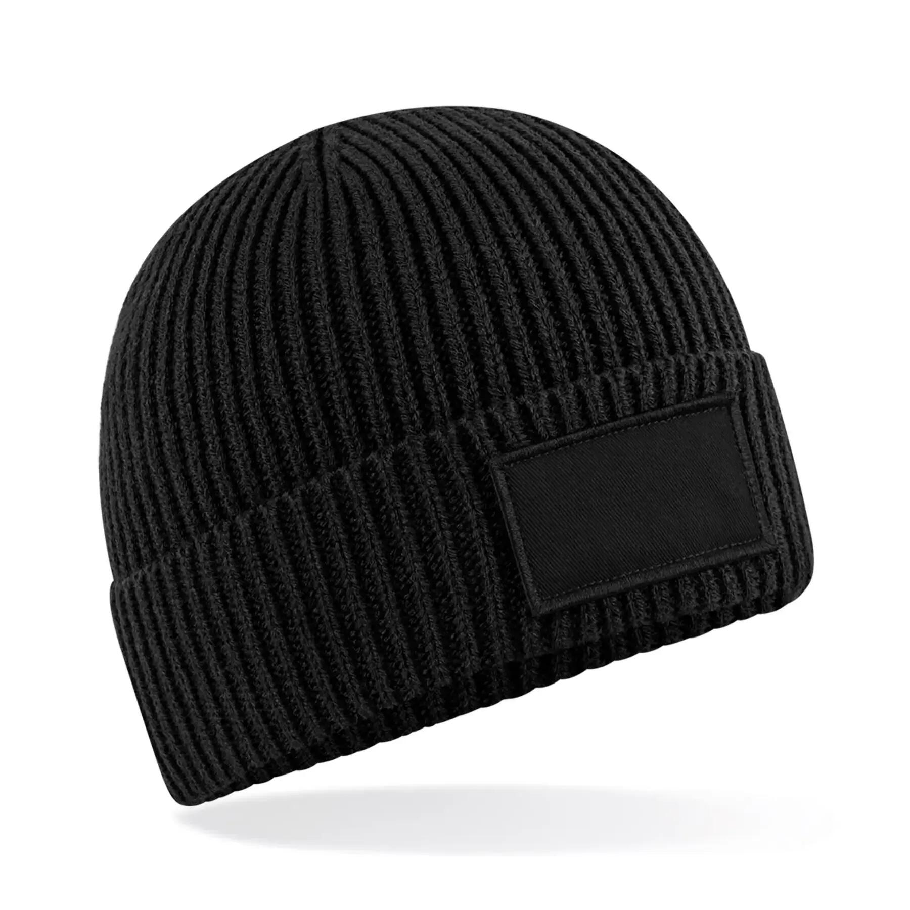 Bonnet tendance à patch - Black - One Size 2/3
