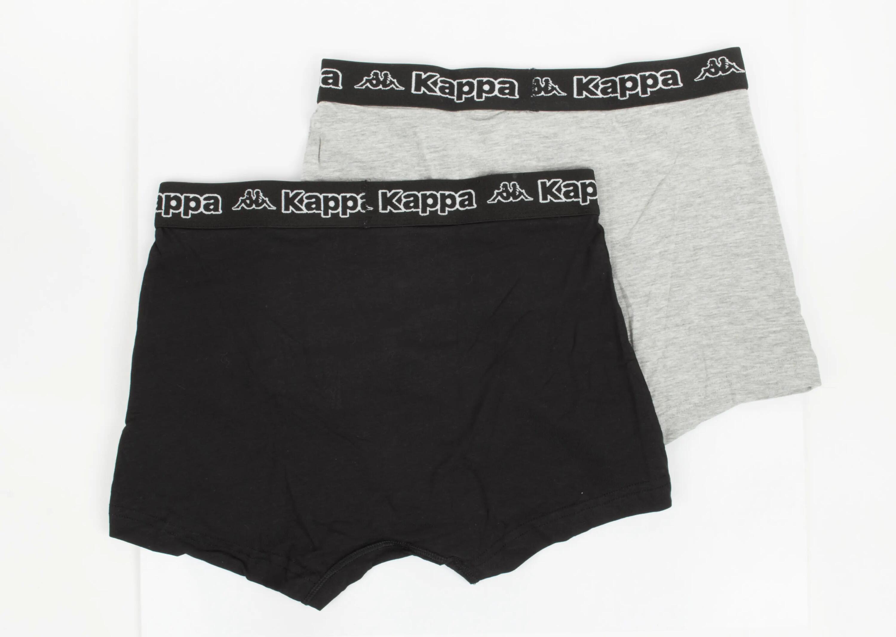 Boxers Kappa 2-pack Noir-gris Noir/gris 6/6