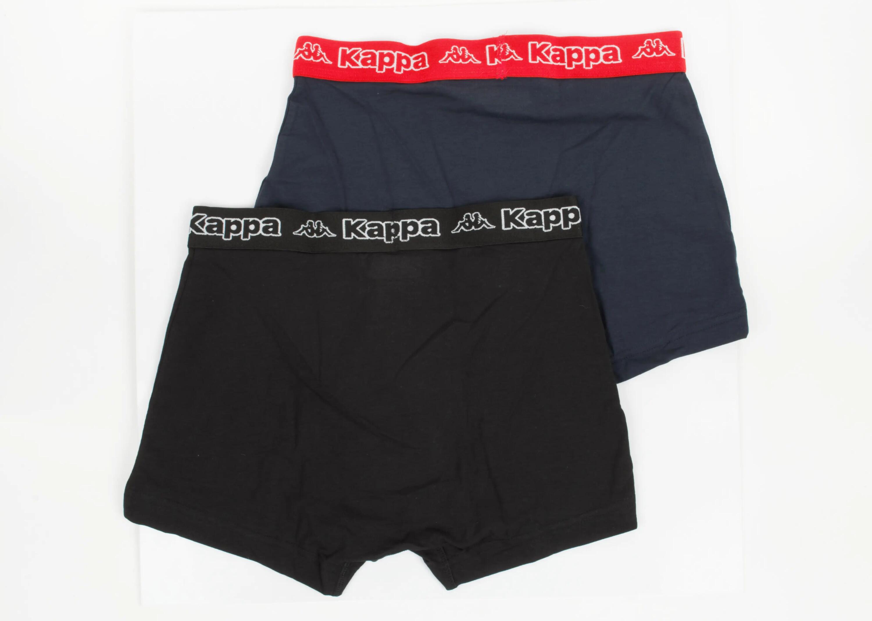 Boxers Kappa lot de 2 noir/marine 7/7