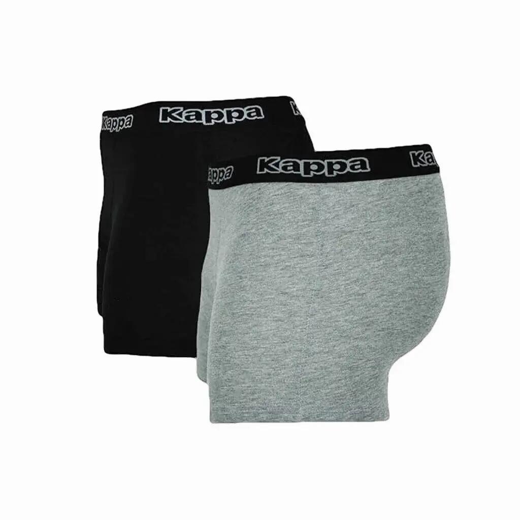 Boxers Kappa 2-pack Noir-gris Noir/gris 3/6