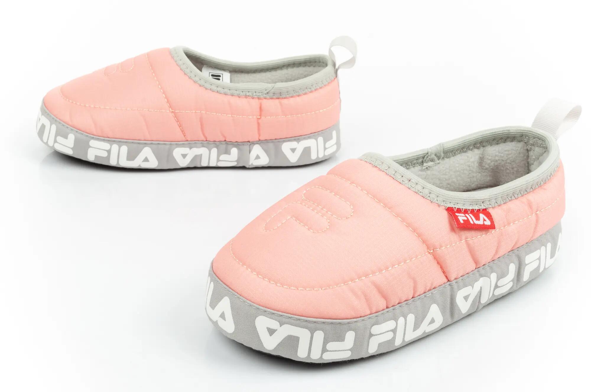 Chinelos infantis Fila Jr Comfider Pale Rosette rosa 8/10