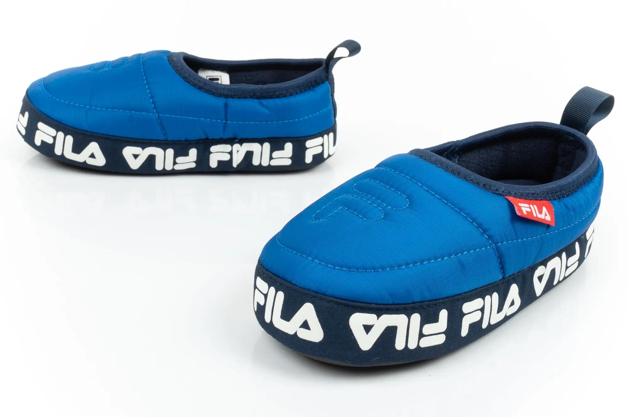 Chinelos infantis Fila Jr Comfider Lapis Azul 8/10