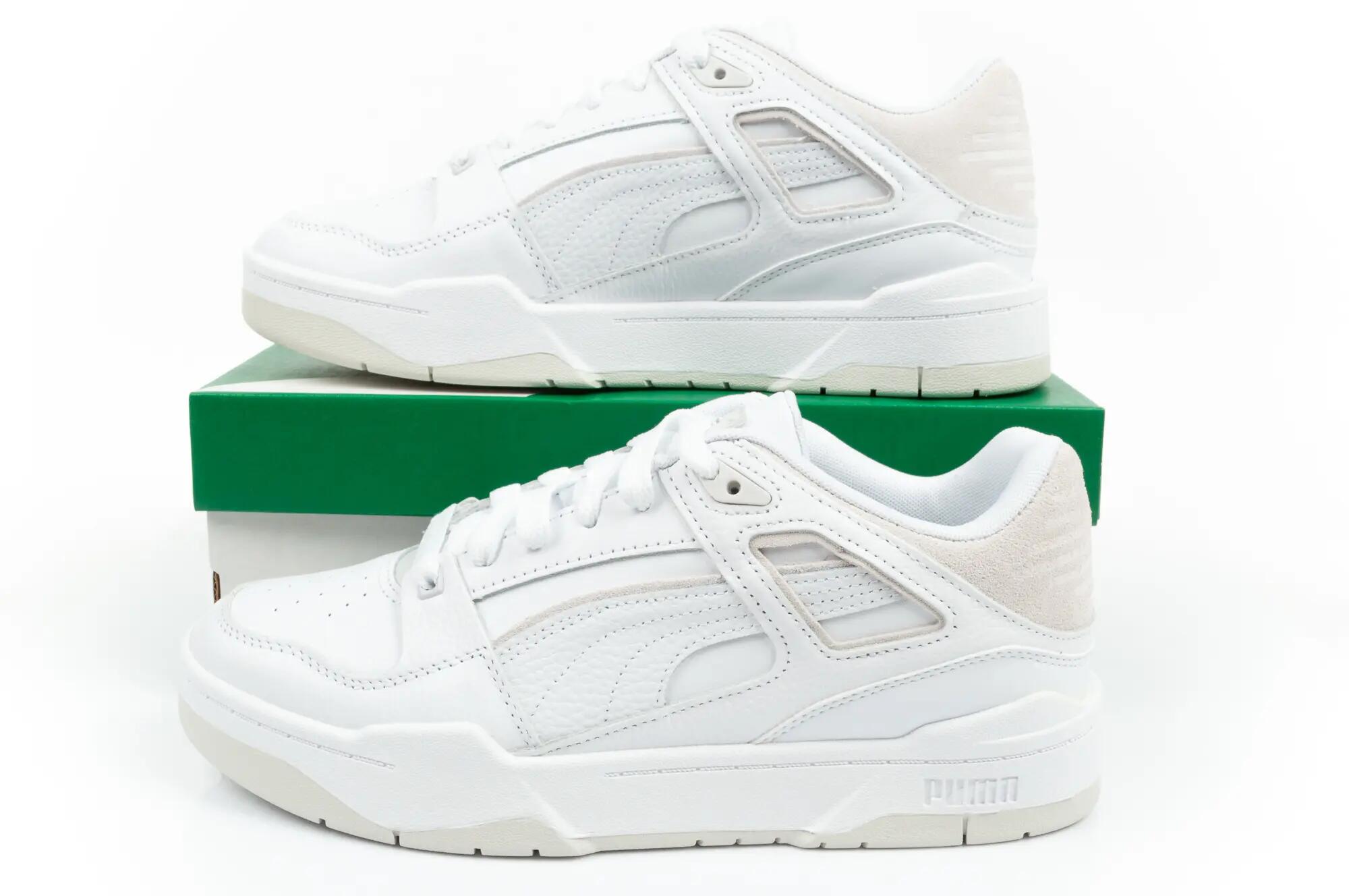 Scarpe Sportive Pelle Uomo Puma Slipstream Bianco 10/10