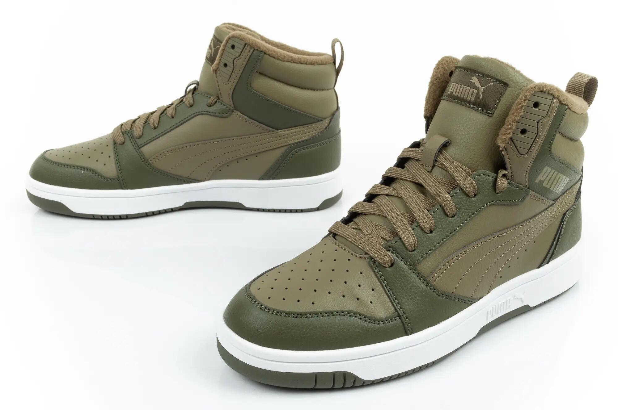 Stivaletti Pelle Ecologica Donna Puma Rebound V6 Verde 8/10