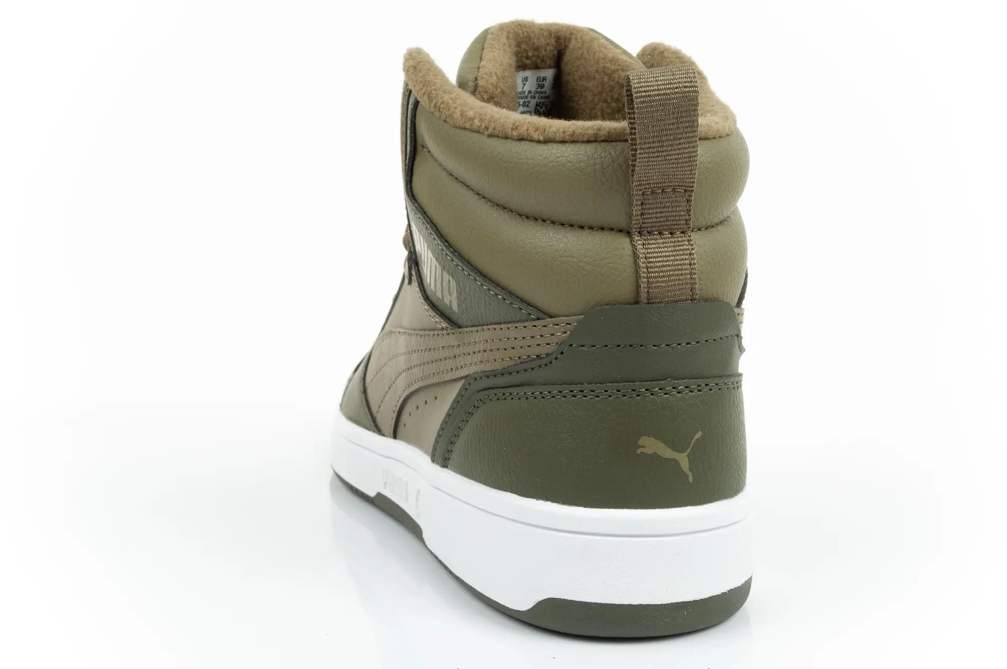 Stivaletti Pelle Ecologica Donna Puma Rebound V6 Verde 5/10
