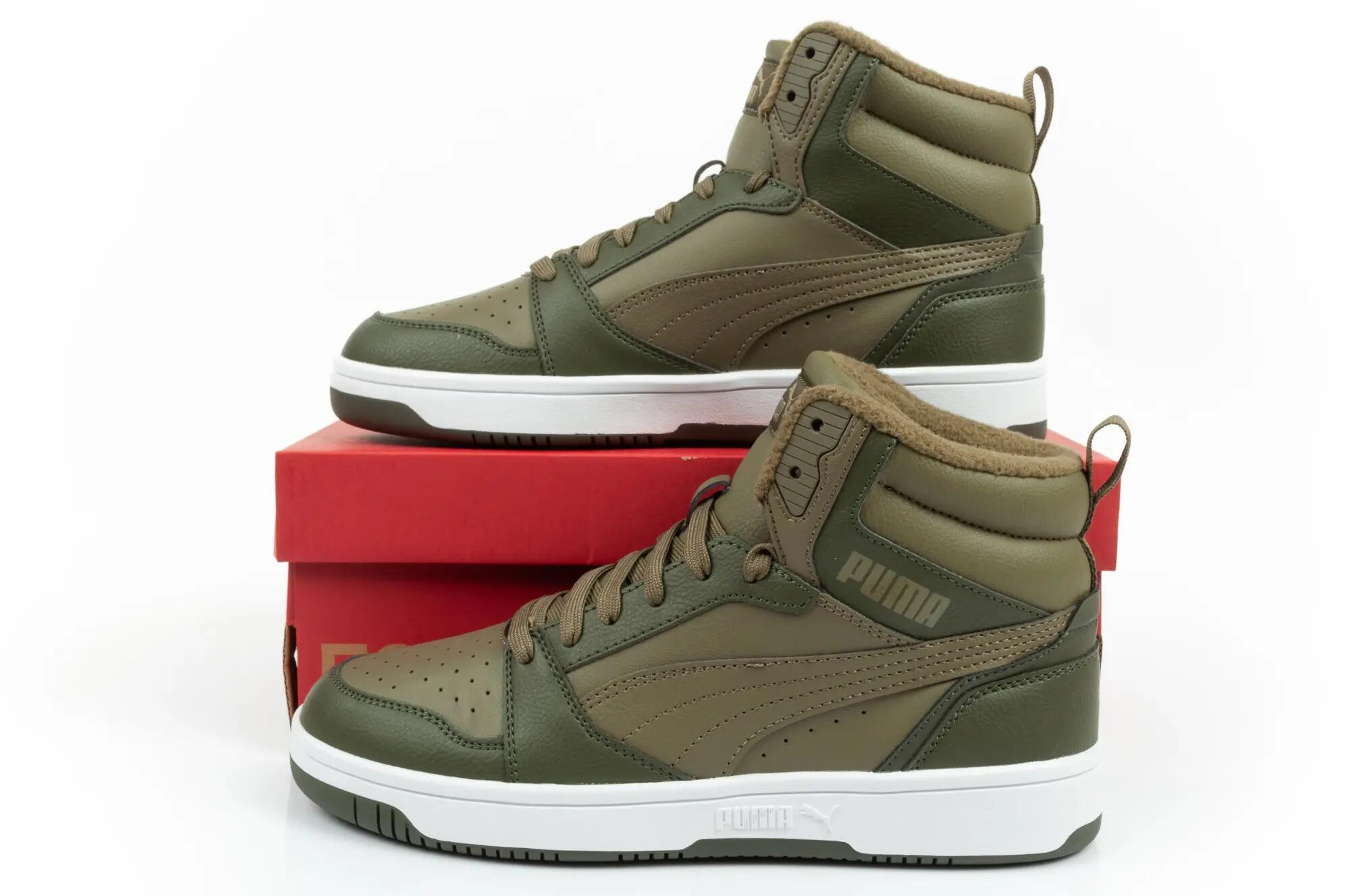 Stivaletti Pelle Ecologica Donna Puma Rebound V6 Verde 10/10