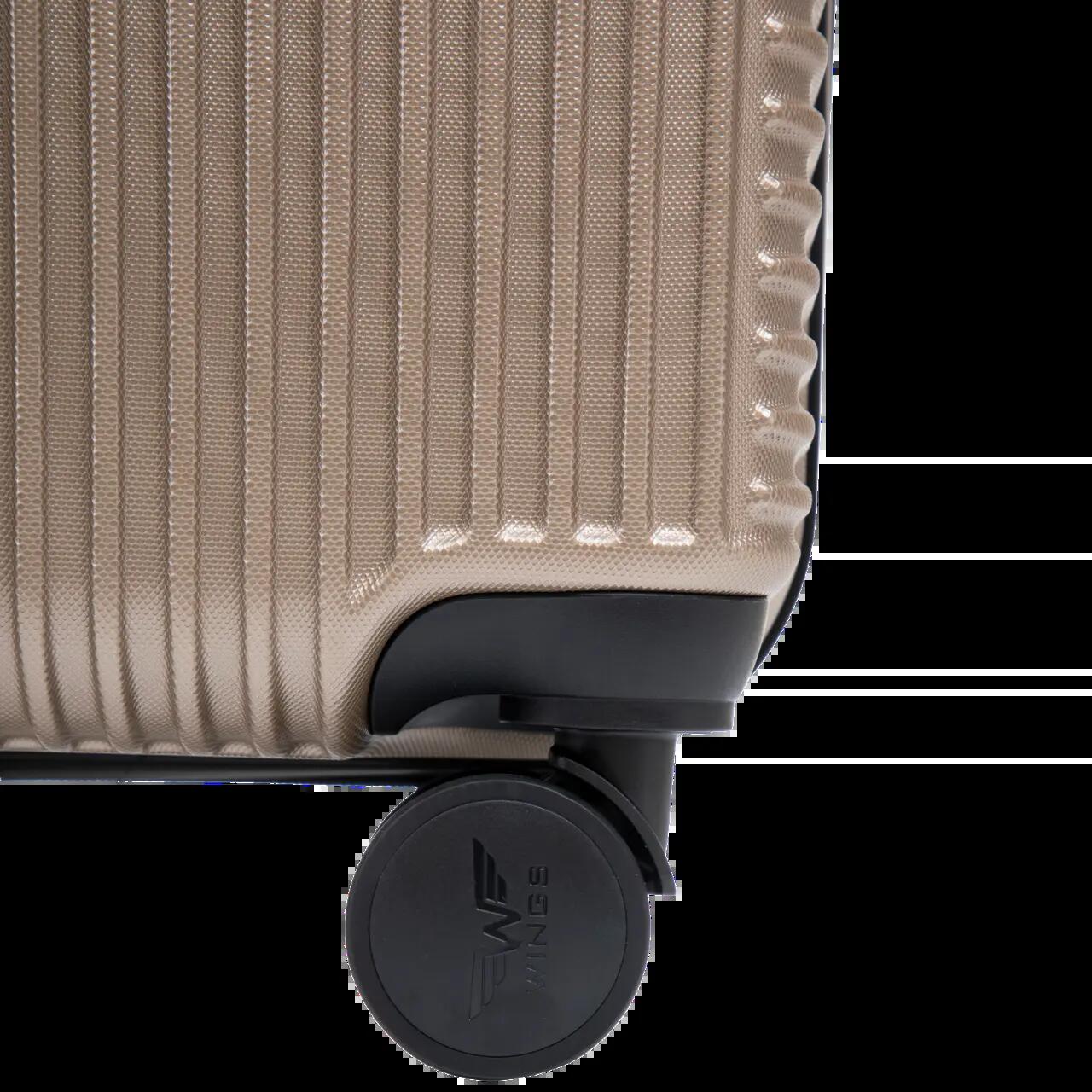 Valise cabine WINGS PC ECO JACKDAW 20" CHAMPAGNE 8/10