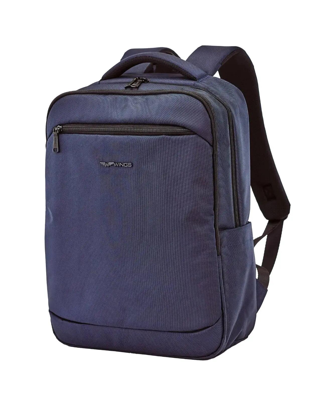 Grand sac à dos de voyage cabine WINGS BRANT pour ordinateur portable DARK BLUE 6/10