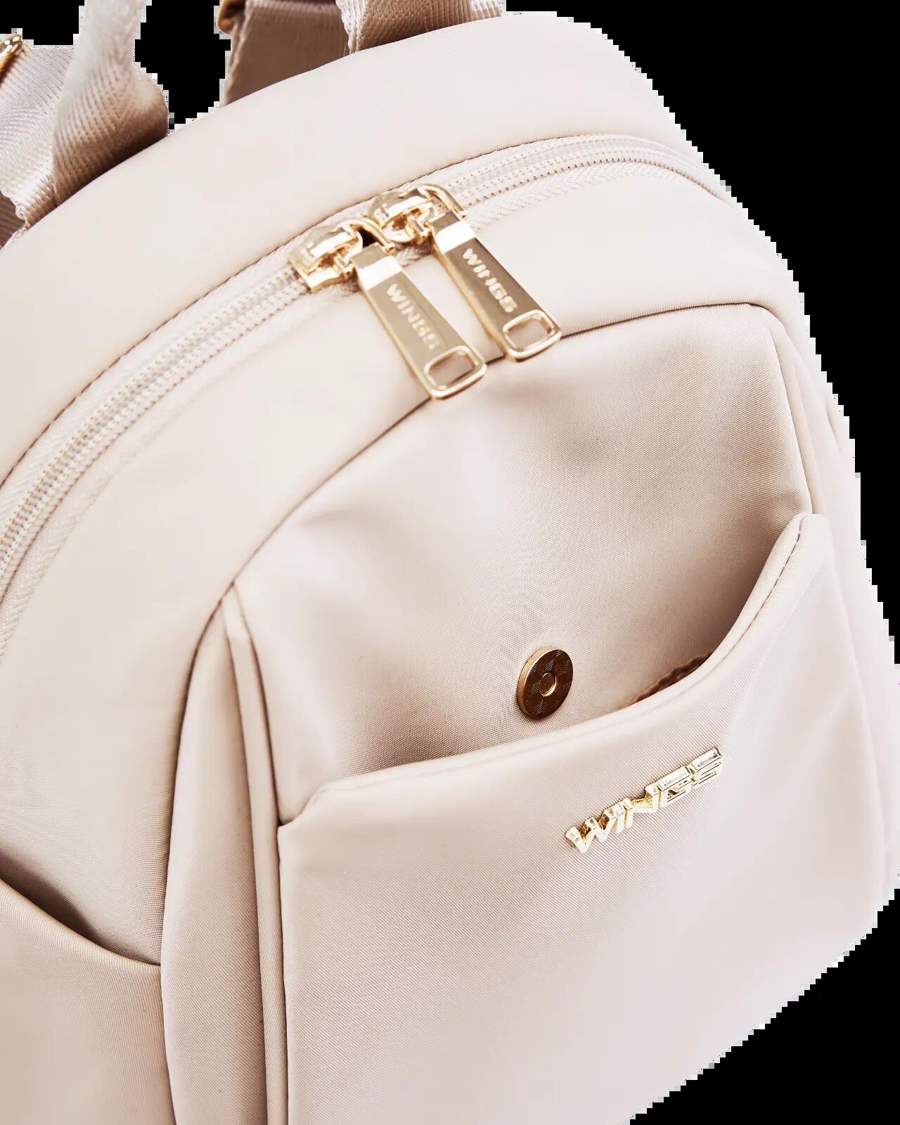 Mały plecak miejski WINGS ROSELLA BEIGE 6/9