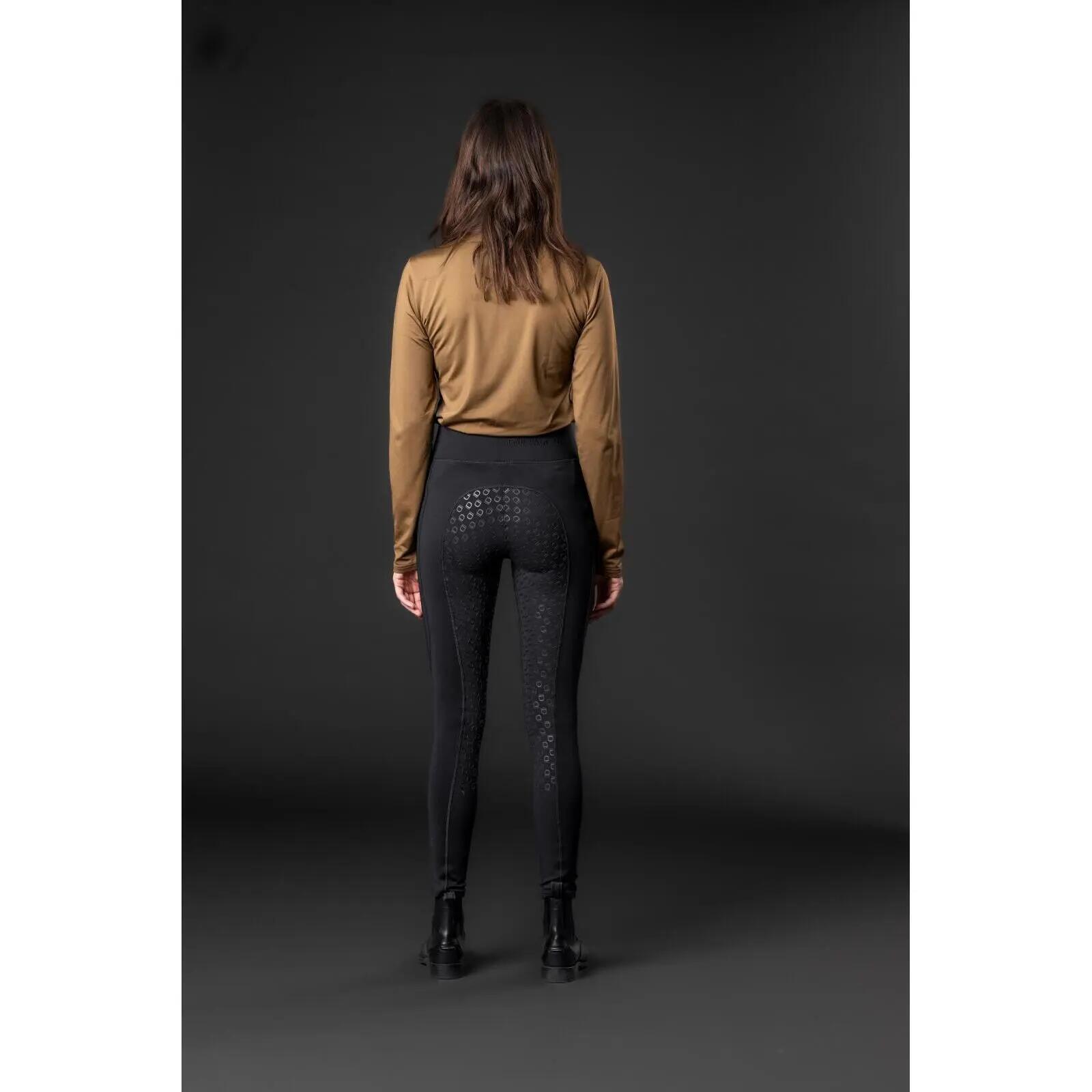 Leggings da equitazione full grip da donna Equipage Safina 2/3