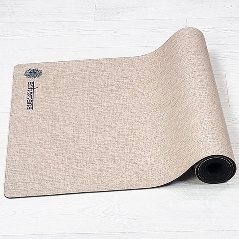 Yogamat natuurrubber & hennep 4,5 mm - Levensboom 5/7