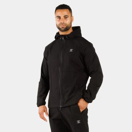 Veste de survêtement ZEUZ – Homme – Veste de sport – Noir – Taille XXL