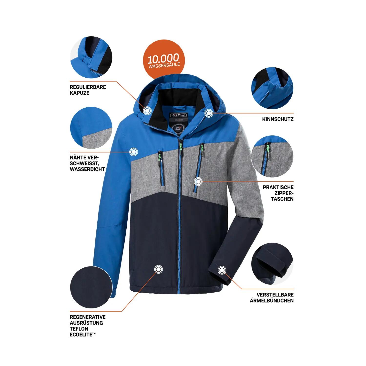 Jungen, Kinder Outdoorjacke KOW 204 10/11