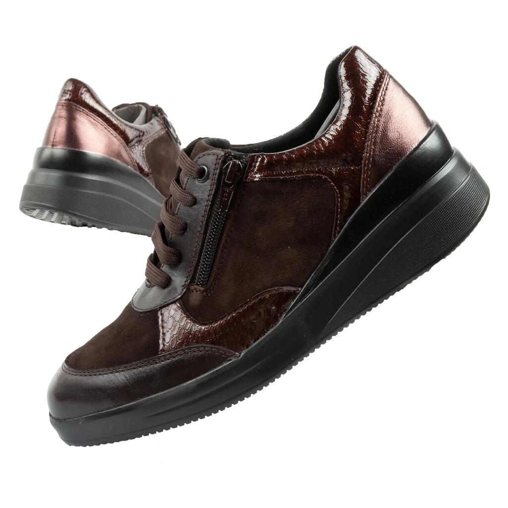 Scholl Emma Laces Suede leather sneakers