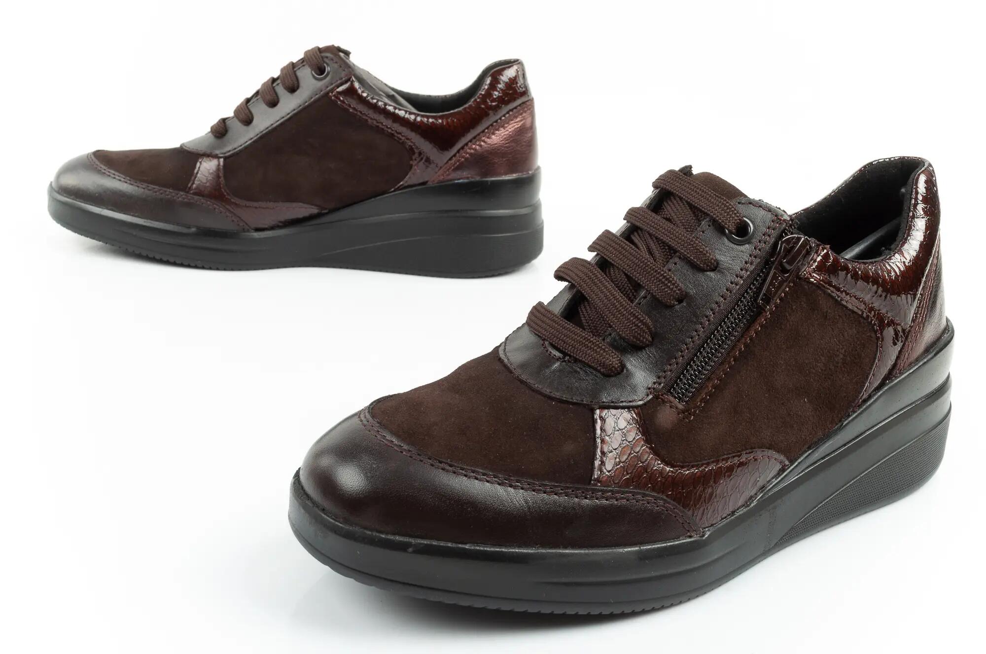 Scholl Emma Laces Suede leather Dk Brown [F302391019] 36 8/10