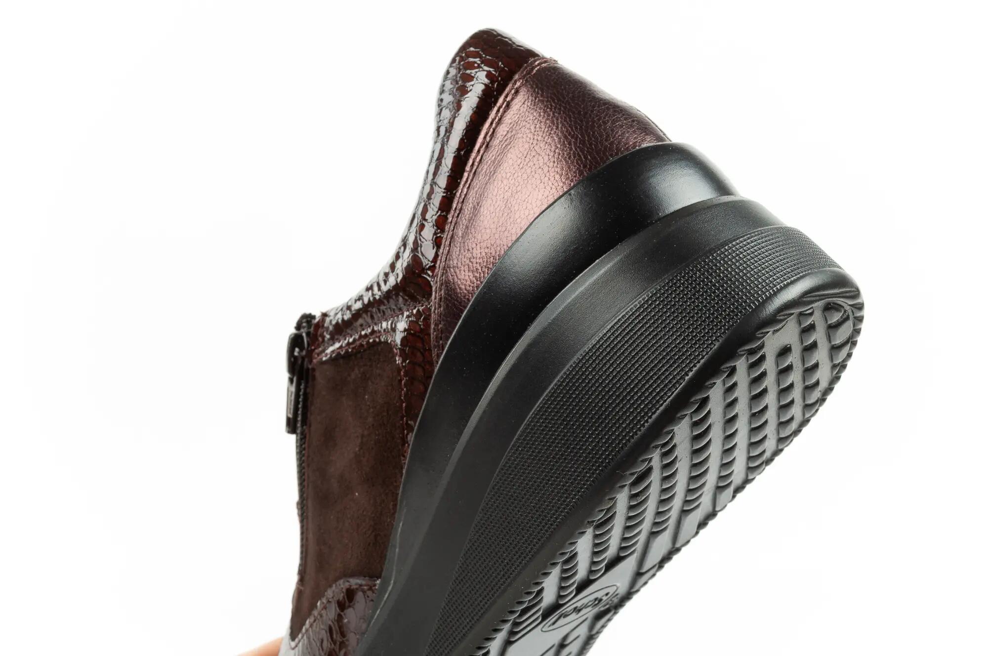 Scholl Emma Laces Suede leather Dk Brown [F302391019] 36 7/10