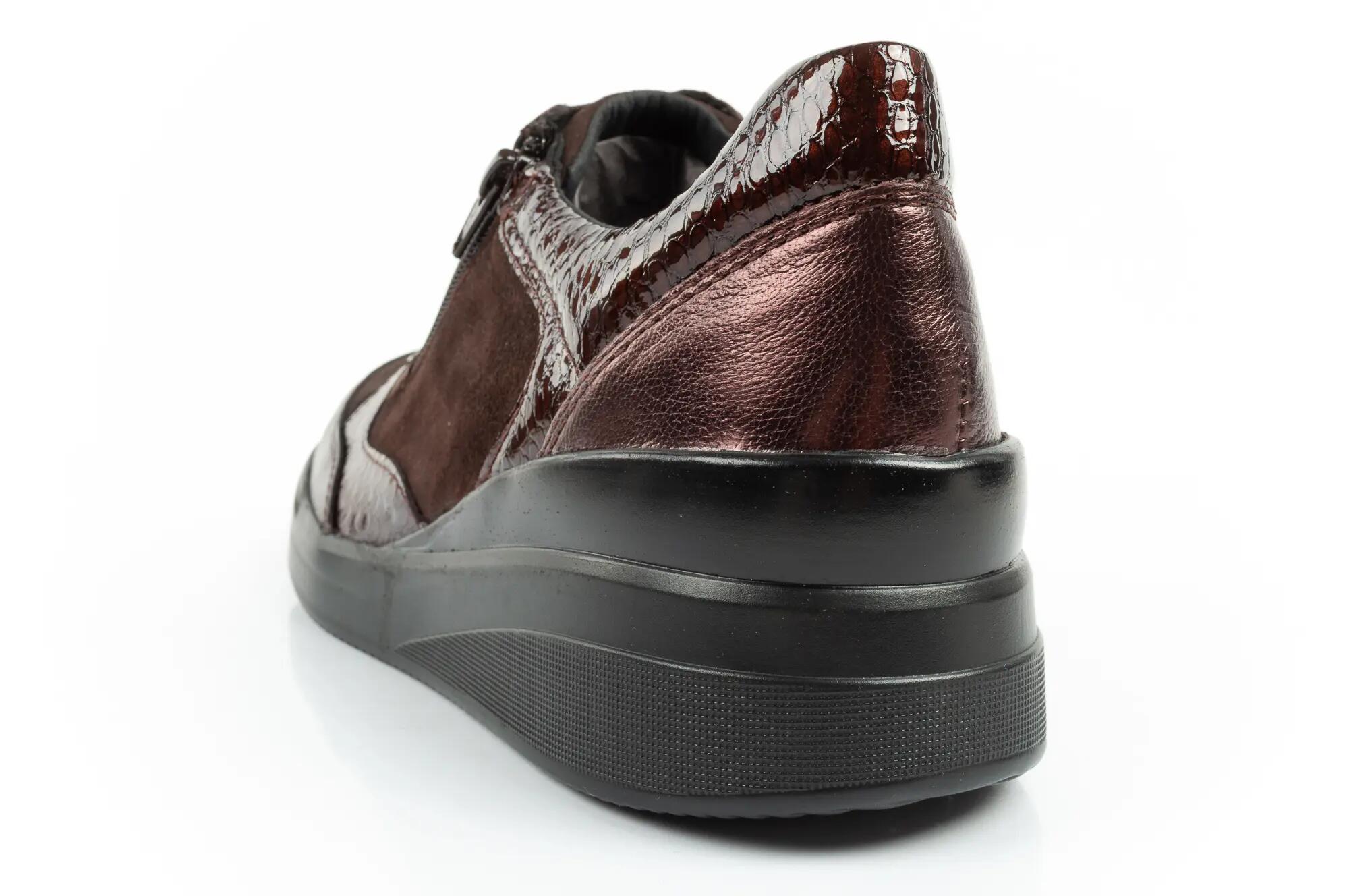 Scholl Emma Laces Suede leather Dk Brown [F302391019] 36 5/10