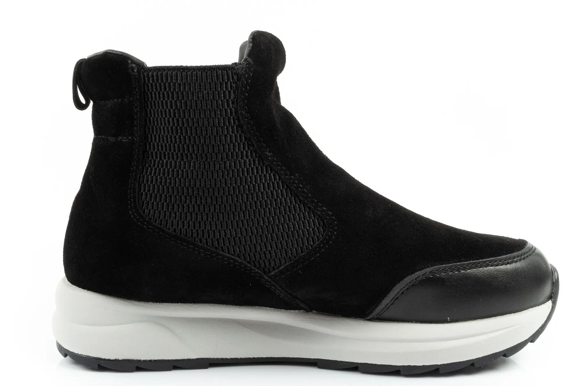Scholl Beverly Bootie Suede synthetic black [F301961004] 36 4/10