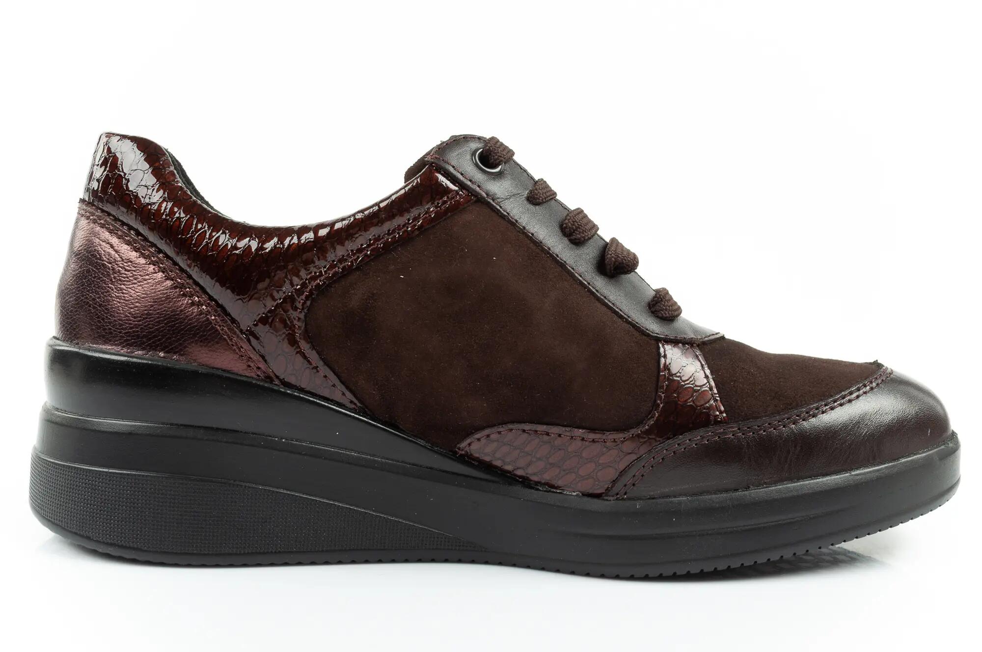 Scholl Emma Laces Suede leather Dk Brown [F302391019] 36 4/10