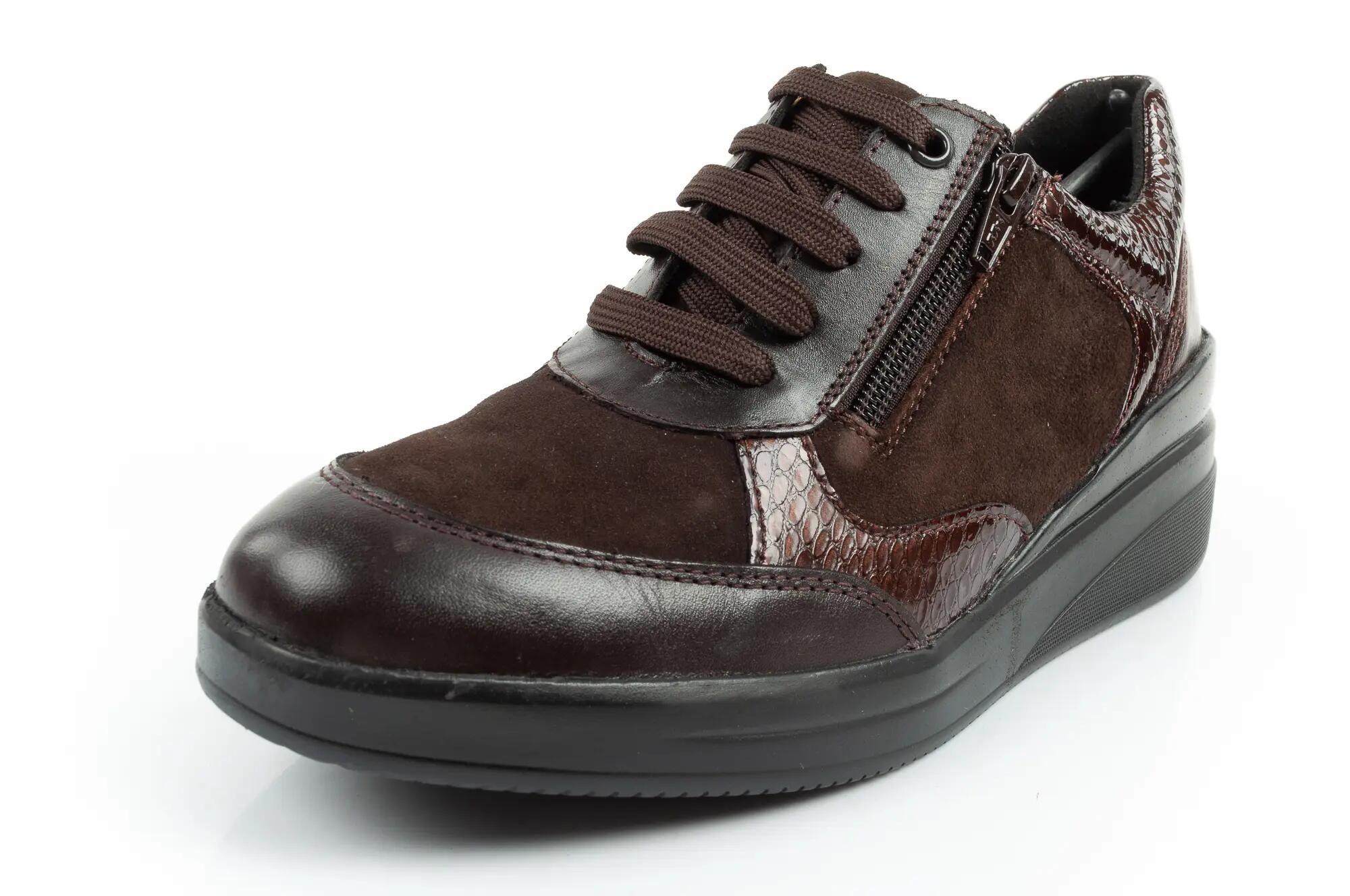Scholl Emma Laces Suede leather Dk Brown [F302391019] 36 3/10
