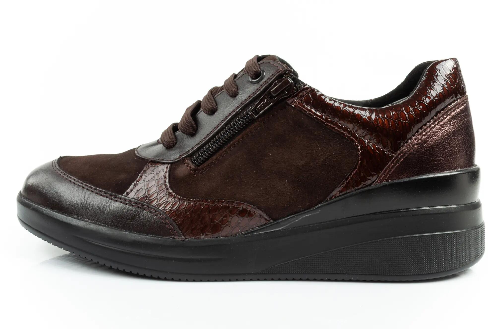 Scholl Emma Laces Suede leather Dk Brown [F302391019] 36 2/10