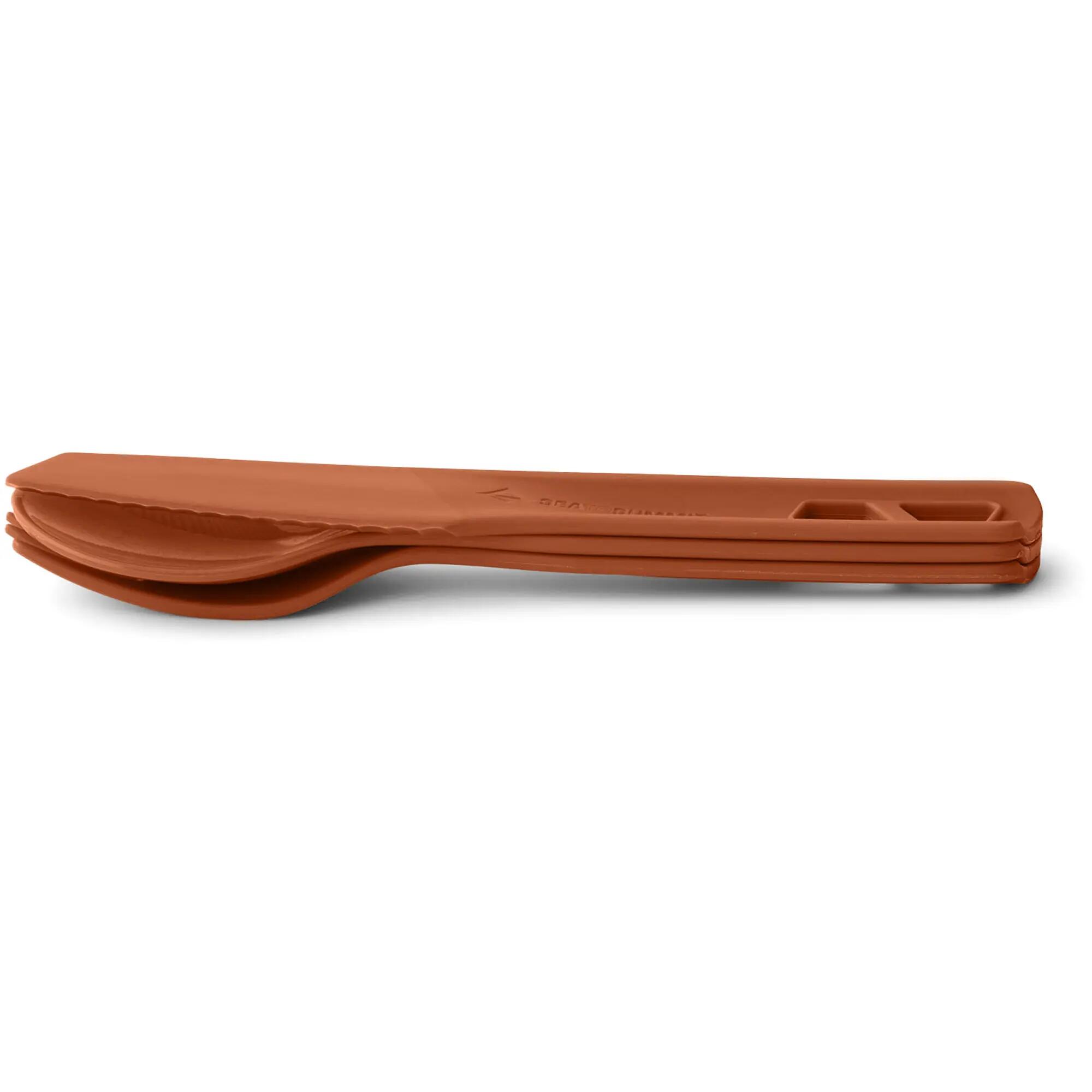 Horizon Cutlery Set 3-teilig rot 3-teilig - Farbe bombay 4/4