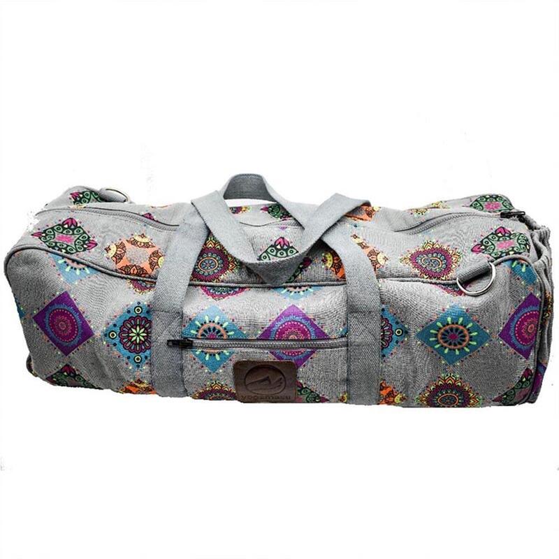 Extra grote tas voor sporten, yoga, pilates en fitness met mandala-bedrukking