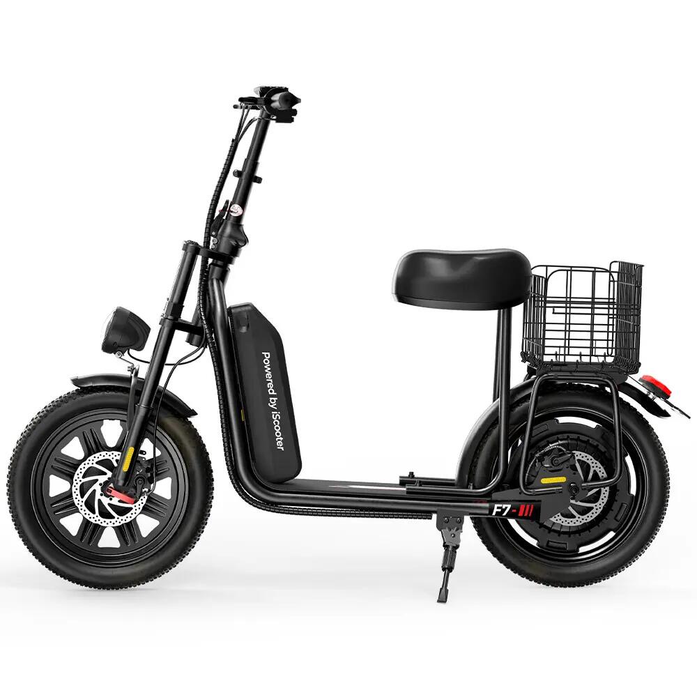 Trotinete elétrica iscooter F7 1000W 48V não dobrável 2/14