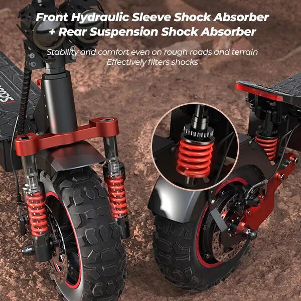 Trotinete elétrica iscooter iX5S 1000W 48V dobrável 5/13