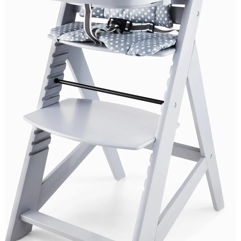 Evolving high chair - unisex - 11 positions - woody - grey