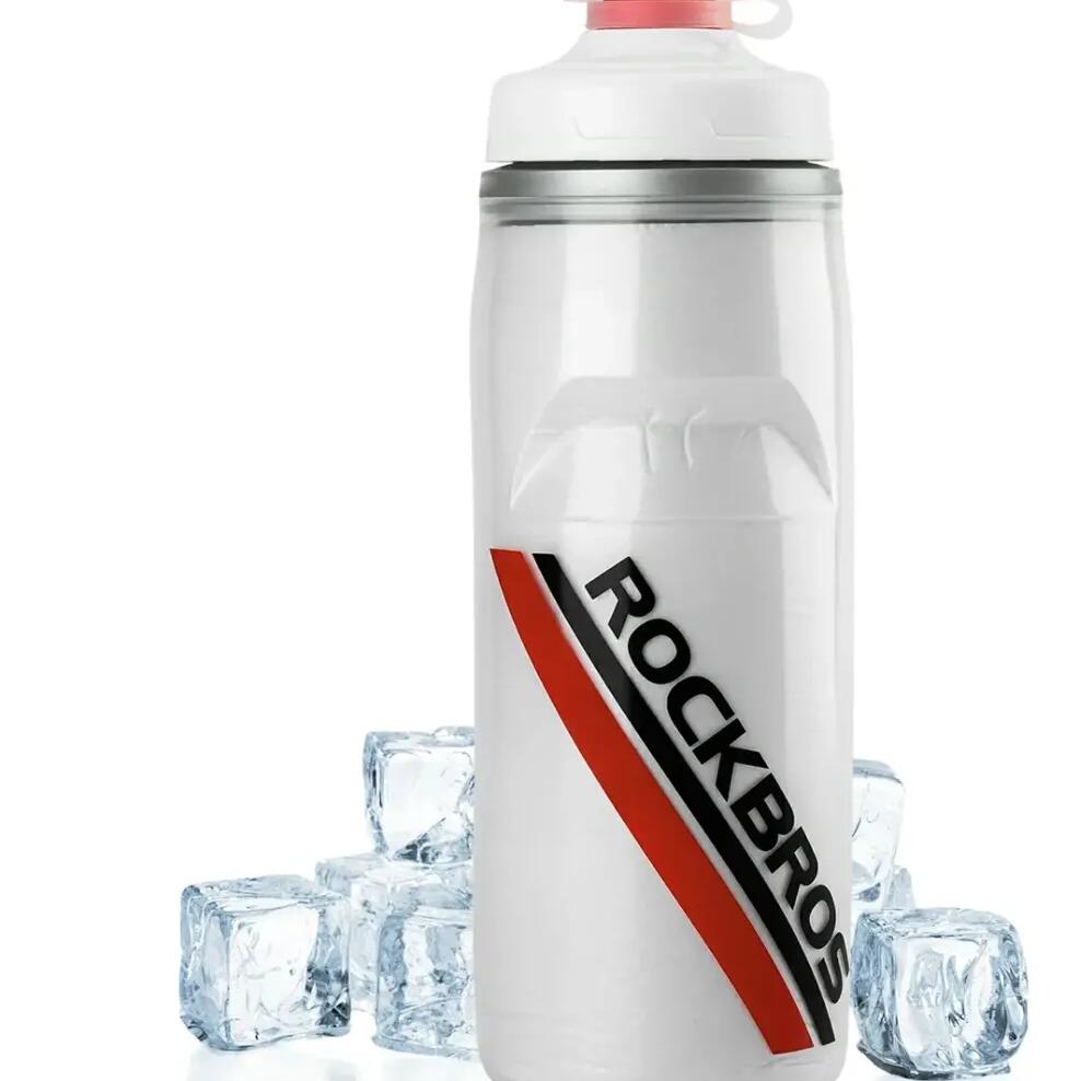 Insulated cycling water bottle for hot/cold storage ROCKBROS