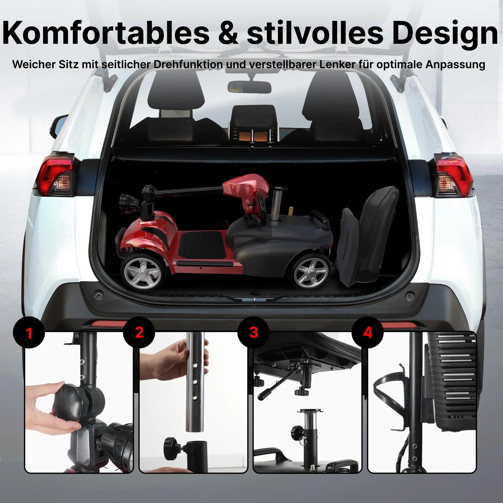 Trotinete elétrica iscooter X02 300W 24V dobrável 8/10