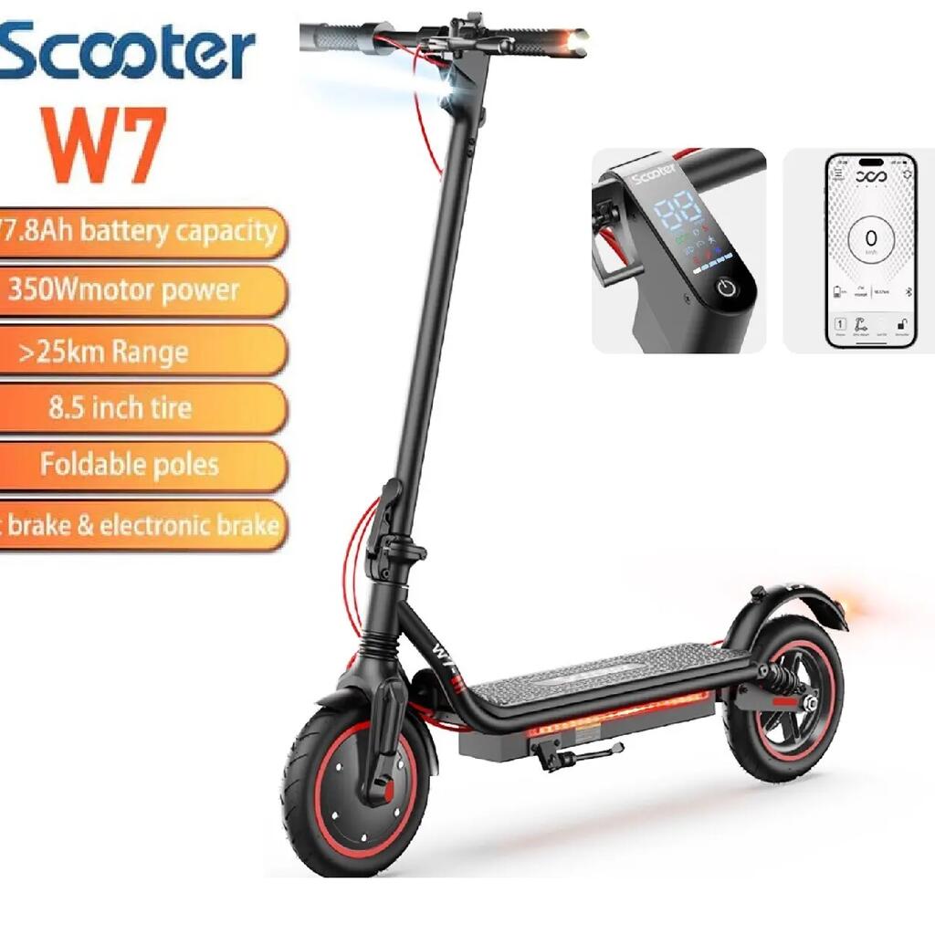 Електрическа тротинетка iscooter W7 350W 36V сгъваема