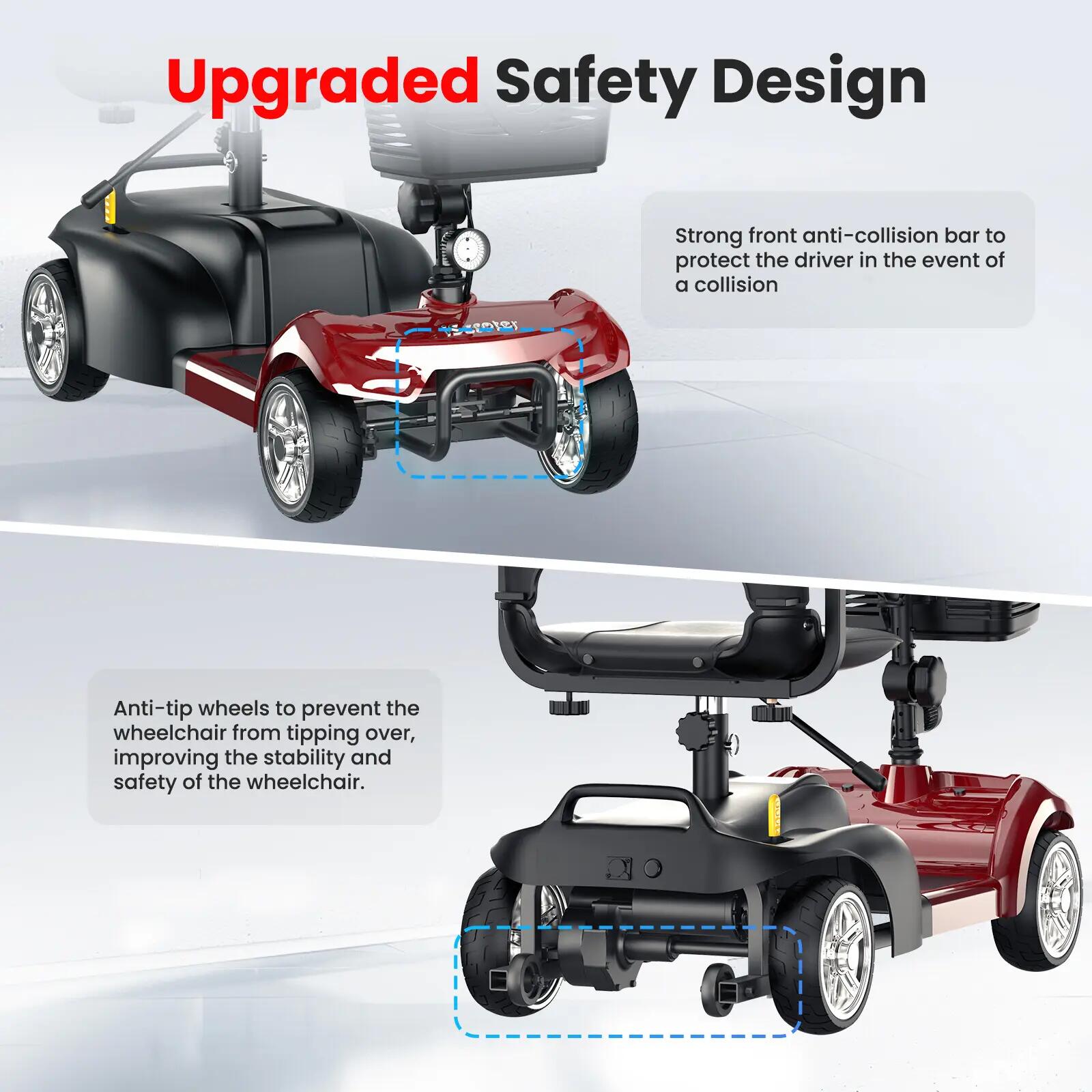 Trotinete elétrica iscooter X02 300W 24V dobrável 7/10
