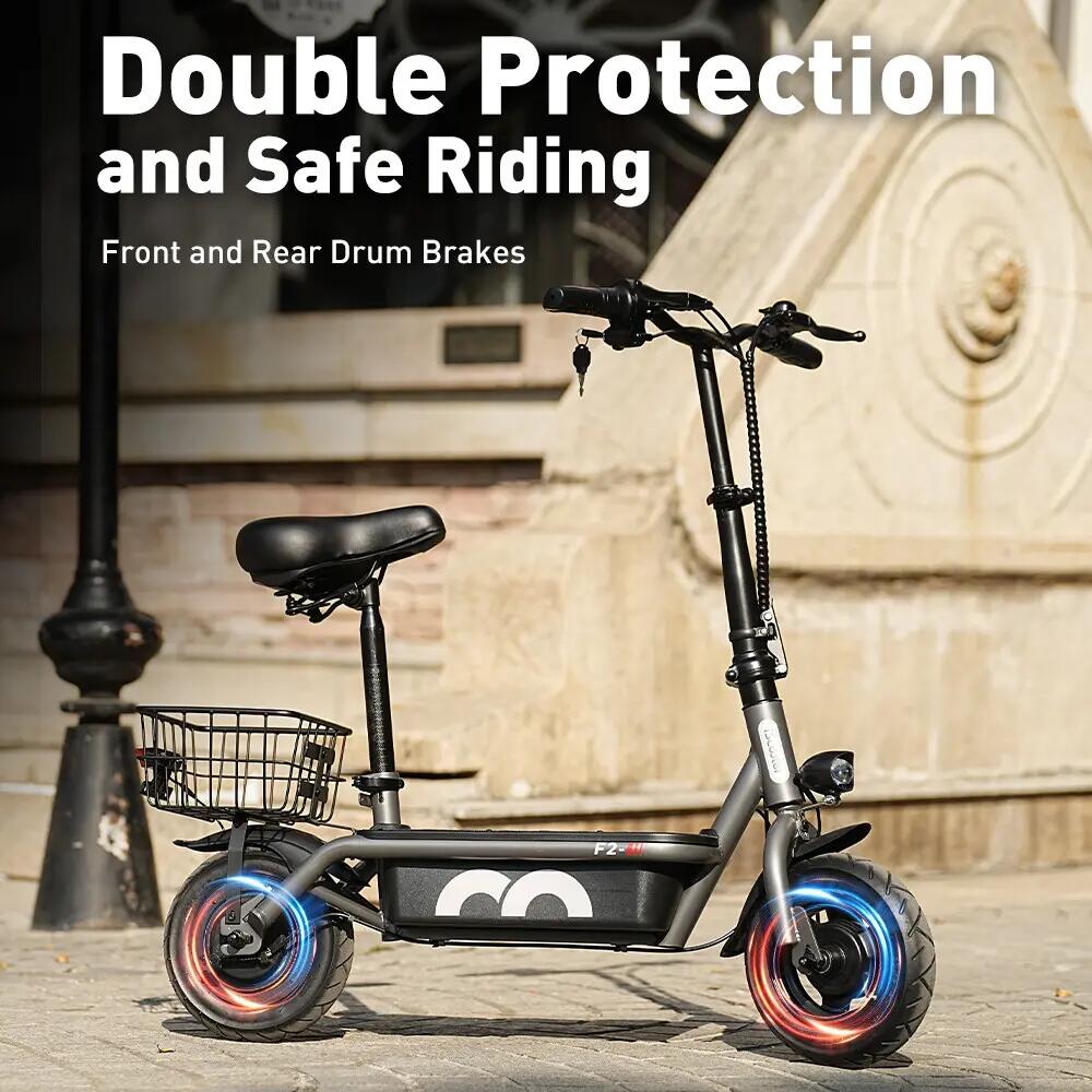 Trotinete elétrica iscooter F2 500W 36V dobrável 9/12