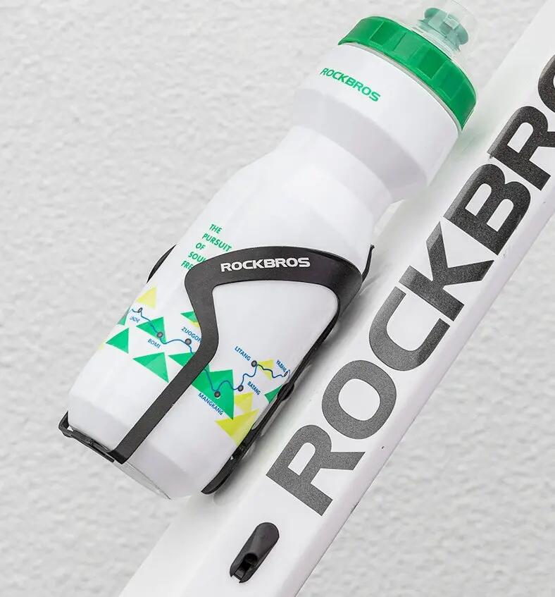 BPA-vrije, stofbestendige fietswaterfles ROCKBROS 2/2