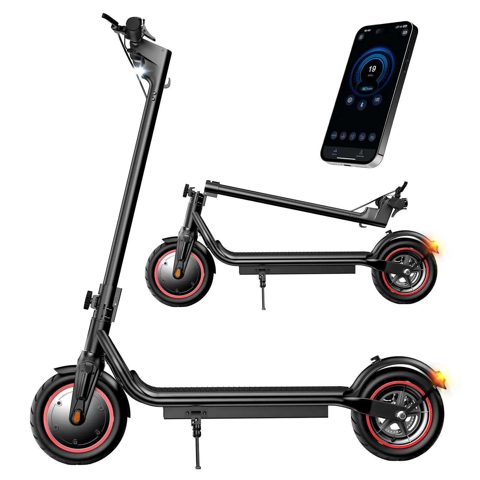 Trotinete elétrica iscooter W5 350W 36V dobrável 2/10