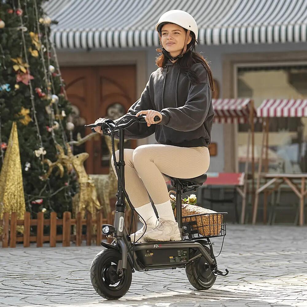 Trotinete elétrica iscooter F2 500W 36V dobrável 10/12