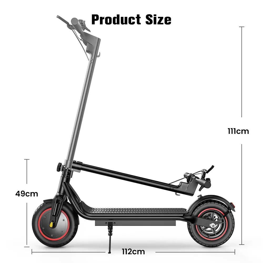 Trotinete elétrica iscooter W6 500W 36V dobrável 10/11